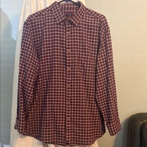 UNTUCKit Men's Checkered Shirt - Red and Black